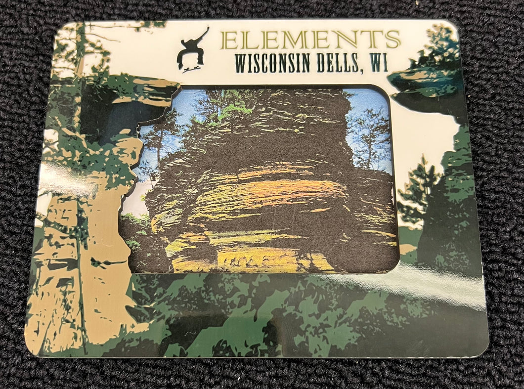 Elements Stand Rock Picture Frame Magnet