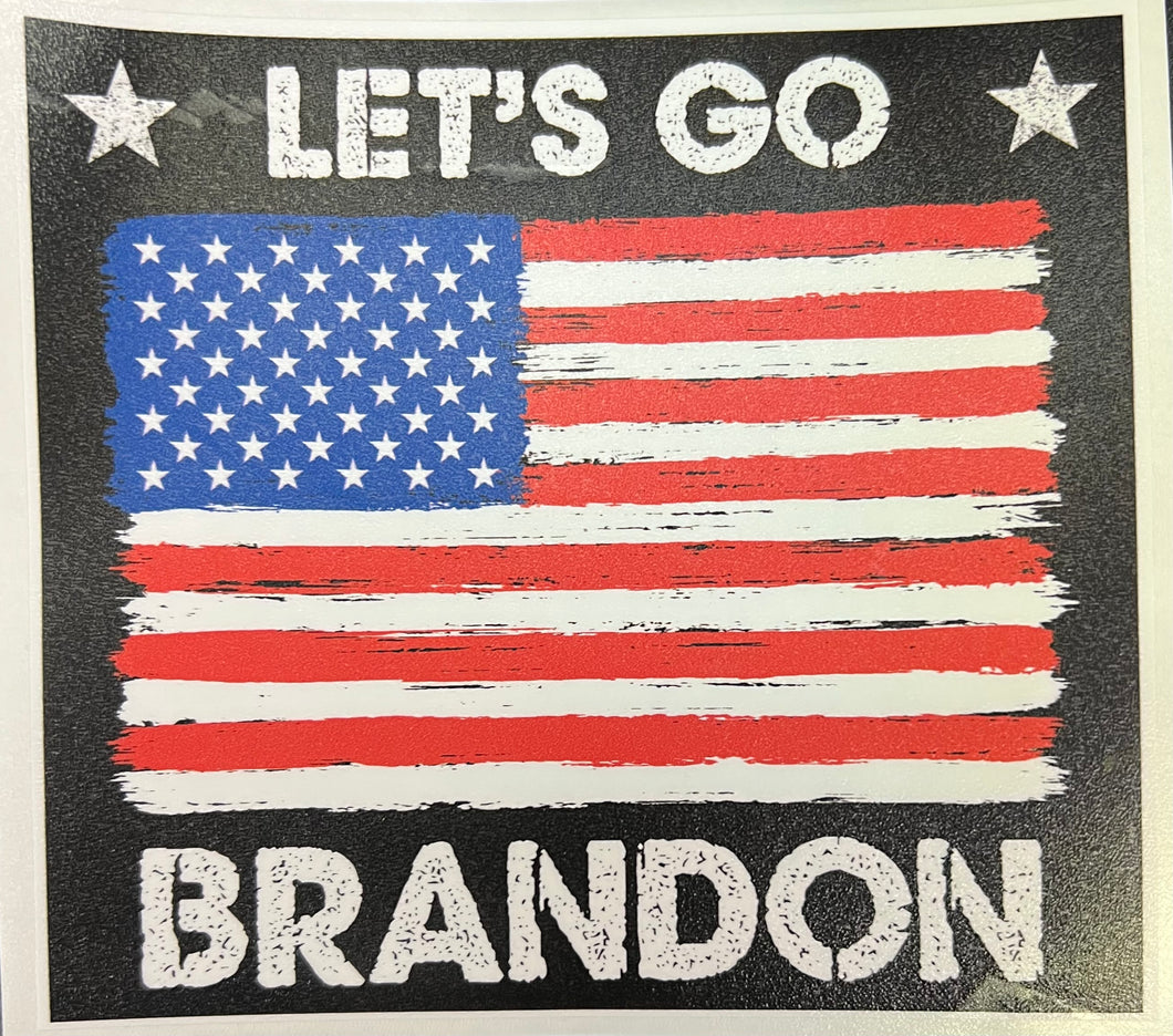 Let’s Go Brandon Flag Decal #1066